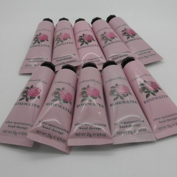 CRABTREE & EVELYN Hand Therapy ROSEWATER0.9 oz ea Lot of 10